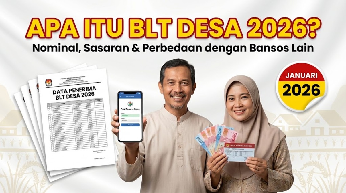 Apa Itu BLT Desa 2026: Pengertian, Perbedaan dengan Bansos Lain, Nominal, dan Sasaran Penerima Januari 2026