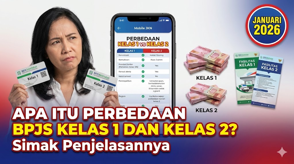 Apa Itu Perbedaan BPJS Kelas 1 dan Kelas 2? Simak Penjelasannya Januari 2026