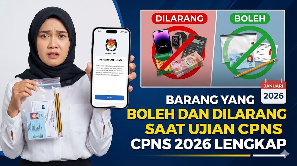 Barang yang Boleh dan Dilarang Dibawa Saat Ujian CPNS 2026 Lengkap