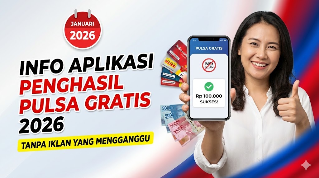 Info Aplikasi Penghasil Pulsa Gratis 2026 Tanpa Iklan yang Mengganggu: Panduan Lengkap Januari 2026