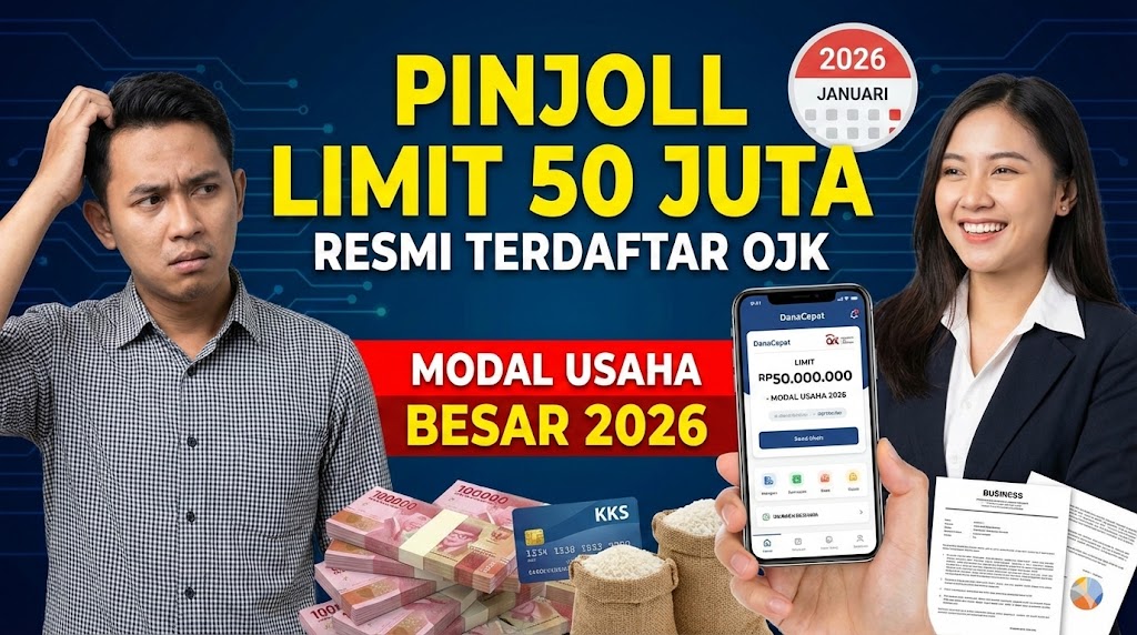 Pinjol Limit 50 Juta Terdaftar OJK 2026: Solusi Modal Usaha Besar yang Aman
