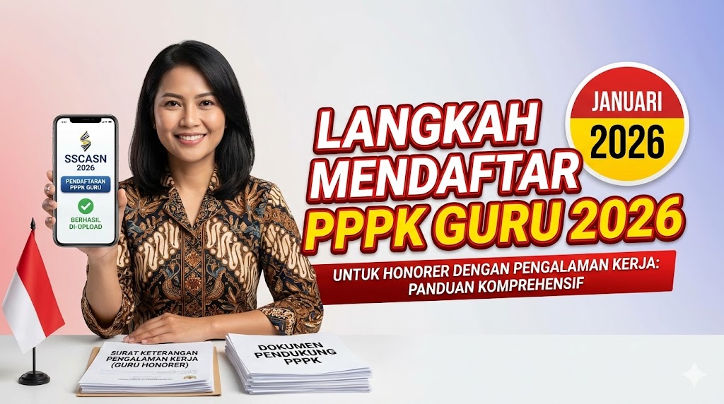 Langkah Mendaftar PPPK Guru 2026 untuk Honorer dengan Pengalaman Kerja: Panduan Komprehensif Januari 2026