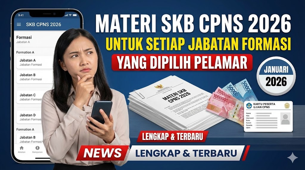 Materi SKB CPNS 2026 untuk Setiap Jabatan Formasi yang Dipilih Pelamar