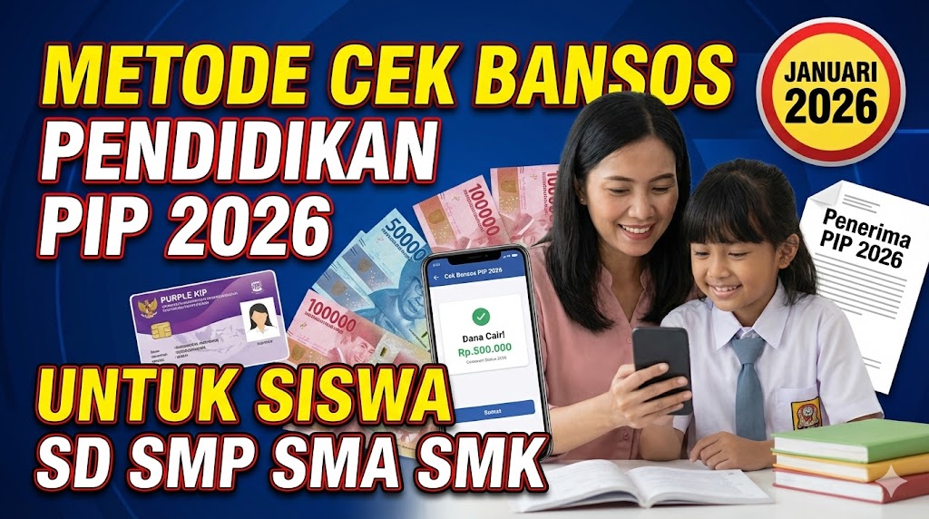 Cara Cek Bansos Pendidikan PIP 2026 untuk Siswa SD SMP SMA SMK: Panduan Lengkap via Online