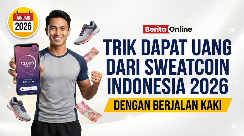 Trik Dapat Uang dari Sweatcoin Indonesia 2026 dengan Berjalan Kaki